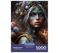 Rompecabezas De 1000 Piezas para Adultos Cosmic Fairy Portrait Rompecabezas Juguetes Antiestrés Decoración del Hogar Difícil Y Desafiante 52x38cm/1000pcs