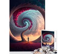 Rompecabezas de 1000 Piezas para Adultos Cosmic Gateway decoración del hogar Juguetes Regalo de cumpleaños para Juego Educativo con póster a Juego y Hoja de Trivia tamaño 38x26cm