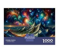 Rompecabezas De 1000 Piezas para Adultos Cosmic Mountain Range Rompecabezas para Adolescentes Juego Práctico Desafío Difícil Regalo De Cumpleaños, Regalos, 52x38cm/1000pcs