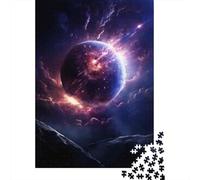 Rompecabezas De 1000 Piezas para Adultos Cosmic Planet Explosion Rompecabezas para Adultos Juguete Decoración De Pared Desafío Difícil Diversión Actividades En Casa, 70x50cm/1000pcs