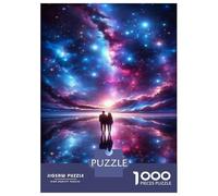Rompecabezas De 1000 Piezas para Adultos Cosmic Romance Reflection Rompecabezas para Adultos Juegos De Relajación Regalos para Mujeres Cumpleaños Y Navidad 70x50cm/1000pcs