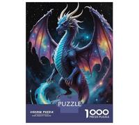 Rompecabezas De 1000 Piezas para Adultos Cosmic Space Dragon Rompecabezas para Adultos Juguetes Antiestrés Vacaciones En Casa Matar El Tiempo Desafiante De Completar 70x50cm/1000pcs