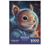Rompecabezas De 1000 Piezas para Adultos Cosmic Squirrel Adventure-1 Rompecabezas para Adultos Juegos De Relajación Regalo De Cumpleaños Interacción Entre Padres E Hijos 52x38cm/1000pcs