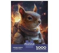 Rompecabezas De 1000 Piezas para Adultos Cosmic Squirrel Adventure-2 Rompecabezas para Adultos Juguetes DIY Regalos para Mujeres Regalos para Amigos Y Familiares 38x26cm/1000pcs