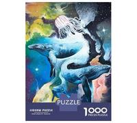 Rompecabezas De 1000 Piezas para Adultos Cosmic Whales Rompecabezas para Adultos Juego De Ingenio Patrón De Ensamblaje Oferta como Regalo para Toda La Familia 70x50cm/1000pcs