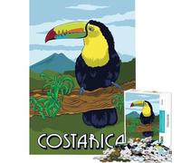 Rompecabezas de 1000 Piezas para Adultos Costa Rica Juguetes adictivos para Cultivar la Paciencia Juego Familiar para divertirse en Familia Regalo Divertido (Tamaño 38x52cm)