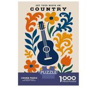 Rompecabezas De 1000 Piezas para Adultos Country Music Festival Rompecabezas para Adultos Juegos De Relajación Desafío Difícil Regalo De Cumpleaños, Regalos, 70x50cm/1000pcs