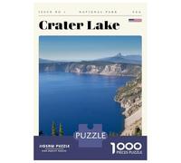 Rompecabezas De 1000 Piezas para Adultos Crater Lake National Park Travel Art Rompecabezas para Adultos Juego De Ingenio Pero Divertido Y Humorístico Regalos De Cumpleaños Y Únicos 70x50cm/1000pcs