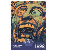 Rompecabezas De 1000 Piezas para Adultos Crazy Face Rompecabezas para Adultos Juguetes De Bricolaje Desafío Difícil Desafío Educativo 52x38cm/1000pcs