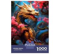 Rompecabezas De 1000 Piezas para Adultos Crescendo Dragon Rompecabezas Juguetes Antiestrés Decoración del Hogar Difícil Y Desafiante 38x26cm/1000pcs