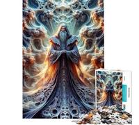 Rompecabezas de 1000 Piezas para Adultos Crónicas del Adolescente Fractal Juguete Decoración de Pared Decoración Gran Regalo para los Amantes de los Videojuegos (tamaño 38x52cm)