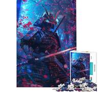 Rompecabezas de 1000 Piezas para Adultos Crónicas del Samurai Sakura Juegos relajantes para Adultos Carrera de Velocidad Manual Gran Regalo para los Amantes de los Videojuegos (Tamaño 38x26cm)