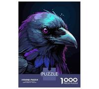 Rompecabezas De 1000 Piezas para Adultos Crow Animal Wild Rompecabezas para Adultos Juego Familiar Corte De Precisión Cumpleaños Y Navidad 70x50cm/1000pcs