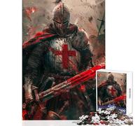 Rompecabezas de 1000 Piezas para Adultos Cruzada Conquista Juego de ingenio Juguete Educativo para Aprender y armar cumpleaños (50x75cm)