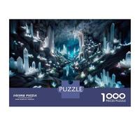 Rompecabezas De 1000 Piezas para Adultos Crystal Cave Adventure Rompecabezas para Adultos Juegos De Relajación Desafío Difícil Ayuda A Ejercitar El Cerebro 52x38cm/1000pcs