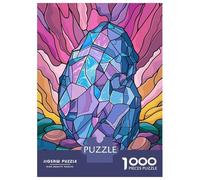 Rompecabezas De 1000 Piezas para Adultos Crystal Rock and Colorful Background Rompecabezas para Adultos Juguetes Antiestrés Pero Divertido Y Humorístico 70x50cm/1000pcs