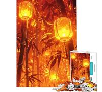 Rompecabezas de 1000 Piezas para Adultos Cuando la luz de la Linterna Rompecabezas de 1000 Piezas Juguetes antiestrés Juego de desafío único y difícil (50x75cm)