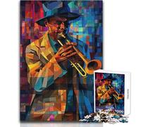 Rompecabezas de 1000 Piezas para Adultos, Cuentos de Trompeta cubista, desafío Familiar, Apto para Mayores de 14 años (tamaño 50x75cm)