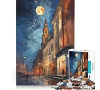 Rompecabezas de 1000 Piezas para Adultos Cuentos del Turno de Noche Juguetes antiestrés Un Reto difícil cumpleaños y Ocasiones Especiales 38x26cm