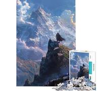Rompecabezas de 1000 Piezas para Adultos Cumbre de Leyendas Desafío Educativo Arte Mural Juegos Familiares para Mayores de 14 años (38x52cm)