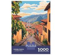 Rompecabezas De 1000 Piezas para Adultos Cusco, Peru Cityscape Rompecabezas para Adolescentes Juego Familiar Desafío Difícil Gran Regalo para Jugar 38x26cm/1000pcs