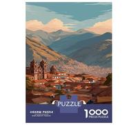 Rompecabezas De 1000 Piezas para Adultos Cusco, Peru Travel Rompecabezas Juego De Ingenio Una Obra De Arte Cumpleaños Y Navidad 70x50cm/1000pcs