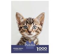 Rompecabezas De 1000 Piezas para Adultos Cute Baby Bengal Cat Rompecabezas para Adultos Juguetes De Bricolaje Análisis Y Lógica Regalos De Cumpleaños Y Únicos 70x50cm/1000pcs