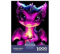 Rompecabezas De 1000 Piezas para Adultos Cute Baby Dragon Rompecabezas para Adultos Juguetes Antiestrés Corte De Precisión Actividades Divertidas En Casa 70x50cm/1000pcs