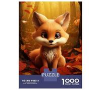 Rompecabezas De 1000 Piezas para Adultos Cute Baby Fox Rompecabezas para Adultos Juegos Familiares Regalos De Corte De Precisión para Amigos Y Familiares 70x50cm/1000pcs
