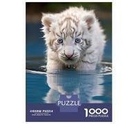 Rompecabezas De 1000 Piezas para Adultos Cute Baby Tiger Rompecabezas para Adultos Juego De Ingenio Pero Divertido Y Humorístico 52x38cm/1000pcs