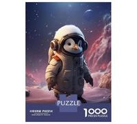 Rompecabezas De 1000 Piezas para Adultos Cute Explorer Penguin Snow Rompecabezas Juego De Ingenio Carrera De Velocidad De Manos Interacción Entre Padres E Hijos 52x38cm/1000pcs