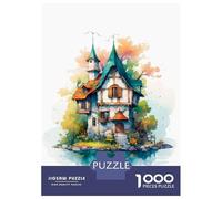 Rompecabezas De 1000 Piezas para Adultos Cute House Rabbit Rompecabezas para Adultos Juego Familiar Difícil Difícil Y Desafiante 52x38cm/1000pcs