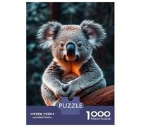 Rompecabezas De 1000 Piezas para Adultos Cute Koala Portrait on Branch Rompecabezas para Adultos Juego Práctico Decoración del Hogar Difícil Y Desafiante 52x38cm/1000pcs