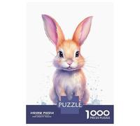 Rompecabezas De 1000 Piezas para Adultos Cute Pastel Baby Rabbit Rompecabezas para Adultos Juegos Divertidos Análisis Y Lógica Regalos para Amigos Y Familiares 38x26cm/1000pcs