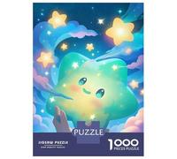 Rompecabezas De 1000 Piezas para Adultos Cute Star in Night Sky Rompecabezas para Adultos Juego De Ingenio Desafío Difícil Desafiante De Completar 38x26cm/1000pcs