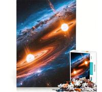 Rompecabezas de 1000 Piezas para Adultos: Danza Cósmica de Las Estrellas, Juego Educativo, Actividades Familiares, fortalece el Amor Entre Parejas 38x52cm