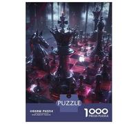 Rompecabezas De 1000 Piezas para Adultos Dark Chessboard Rompecabezas para Adultos Juguetes Antiestrés Difícil Difícil Y Desafiante 52x38cm/1000pcs