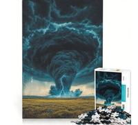 Rompecabezas de 1000 Piezas para Adultos Datos Curiosos sobre los tornados Juego de ingenio Corte de precisión colección de Artistas Bellas Artes 50x75cm