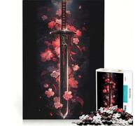 Rompecabezas de 1000 Piezas para Adultos de Demon Slayer, Juego de ingenio, entretenido para Reducir el estrés, Cada Pieza es única 50x75cm