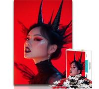 Rompecabezas de 1000 Piezas para Adultos de Devil Girl, difícil de Usar, Ayuda a ejercitar el Cerebro, Juguetes adictivos para Cultivar la Paciencia, Gran Regalo, 38x26cm