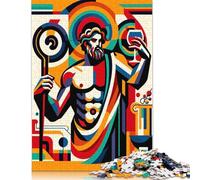 Rompecabezas de 1000 Piezas para Adultos, de Dionisos, mitología Griega, de Madera, Ideal para decoración del hogar, Regalos navideños, 1000 Piezas (75 x 50 cm)