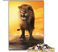 Rompecabezas de 1000 Piezas para Adultos de El Rey León, Rompecabezas de Madera para Adultos, tamaño 50x75cm, desafío Mental, Adolescentes y decoración del hogar.