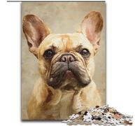 Rompecabezas de 1000 Piezas para Adultos de Happy Bulldog: ¡Disfruta de Tus Vacaciones en casa! Cada Pieza es única Diversión Familiar desafiante (26x38cm)