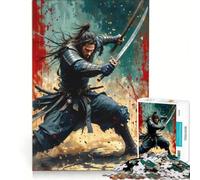 Rompecabezas de 1000 Piezas para Adultos de Keanu Reeves, Juegos relajantes, Montaje de Patrones, Lista de Deseos con Papá Noel 38x52cm