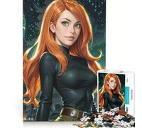 Rompecabezas de 1000 Piezas para Adultos de Kim Possible, decoración de Pared de Juguete, para diversión Familiar, Regalo de cumpleaños, Regalos de Viaje 38x52cm