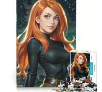 Rompecabezas de 1000 Piezas para Adultos de Kim Possible, Juegos relajantes, decoración para el hogar, Toda la Familia 38x26cm