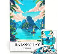 Rompecabezas de 1000 Piezas para Adultos de la bahía de Ha Long, Juego práctico, Actividades Divertidas para Hacer en casa, Juego con un diseño Precioso 50x75cm