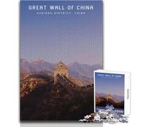 Rompecabezas de 1000 Piezas para Adultos de la Gran Muralla China, Juego Educativo, Regalo de cumpleaños, tamaño 50x75cm