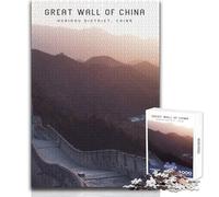 Rompecabezas de 1000 Piezas para Adultos de la Gran Muralla China, Juego Educativo, Regalo de cumpleaños, tamaño 50x75cm