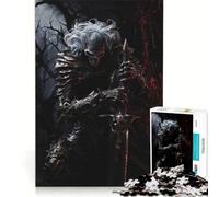 Rompecabezas de 1000 Piezas para Adultos de la Serie Dark Knights: Eternal Watch, Juguete Educativo, Actividades Divertidas para Hacer en casa, Ideal para cumpleaños y Navidad 38x26cm